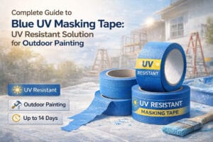 blue masking tape