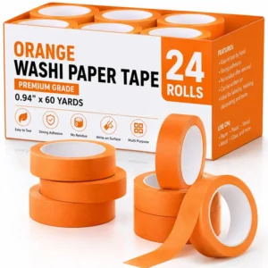 Orange Washi Paper Tape For Painting
